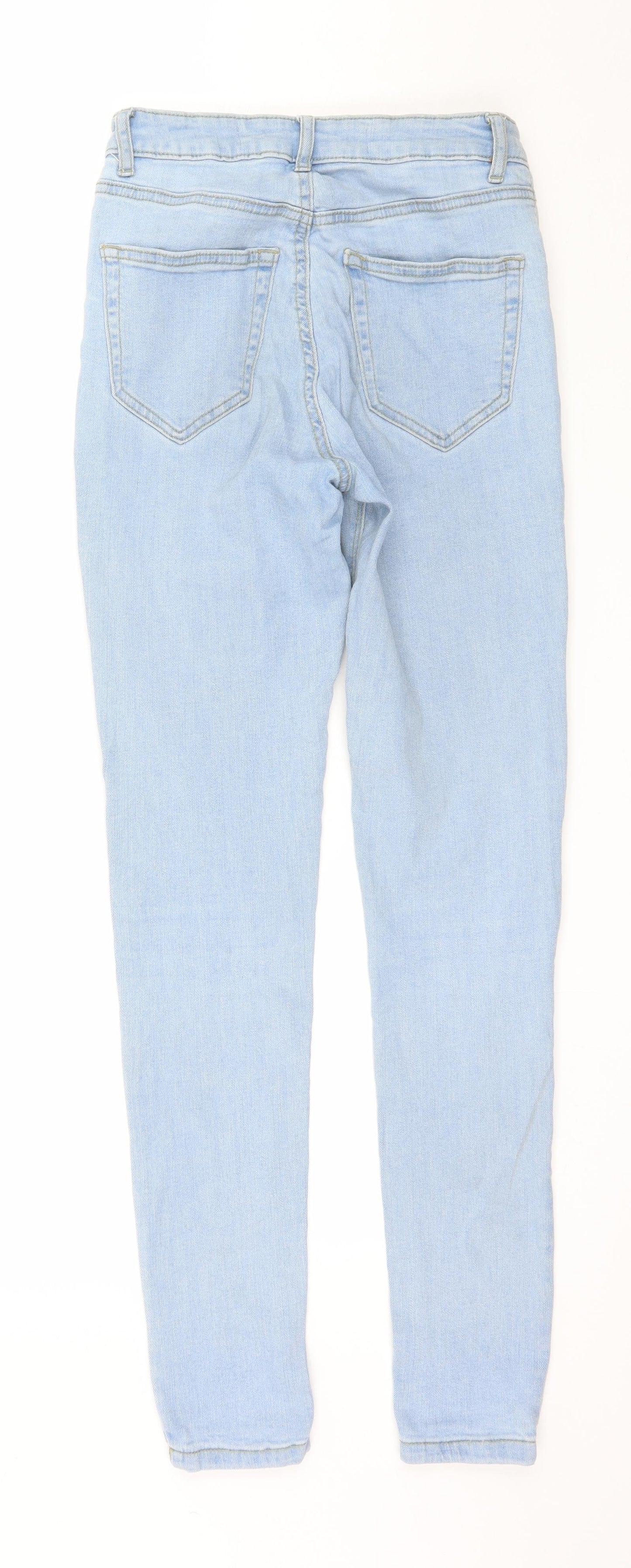 Denim & Co. Womens Blue  Denim Skinny Jeans Size 6 L30 in