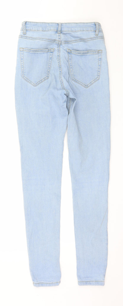 Denim & Co. Womens Blue  Denim Skinny Jeans Size 6 L30 in