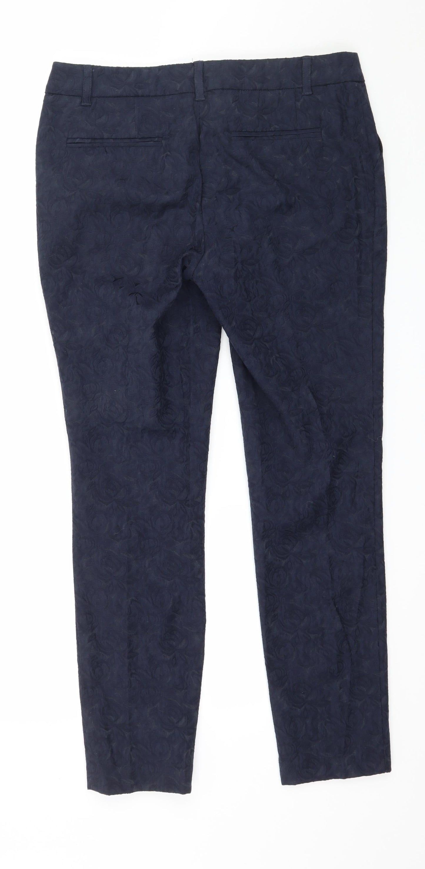 Womens UK Size 10 NEXT Regular Fit  Blue Trousers