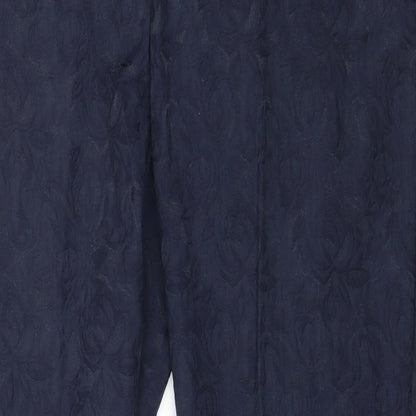 Womens UK Size 10 NEXT Regular Fit  Blue Trousers