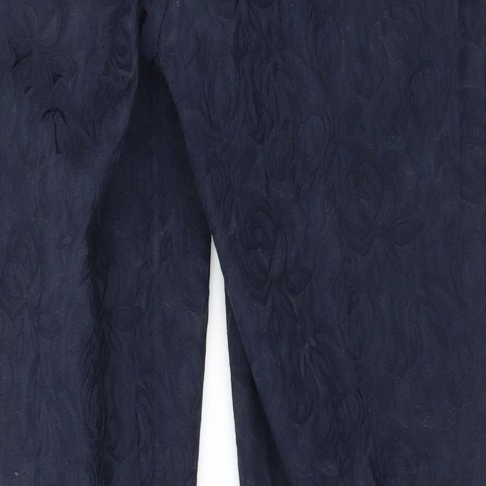 Womens UK Size 10 NEXT Regular Fit  Blue Trousers
