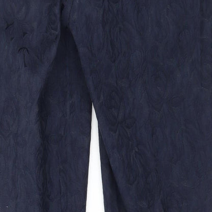 Womens UK Size 10 NEXT Regular Fit  Blue Trousers