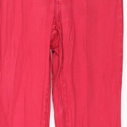 Warehouse Womens Pink  Denim Skinny Jeans Size 10 L29 in