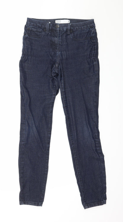 NEXT Womens Blue  Denim Skinny Jeans Size 6 L29 in