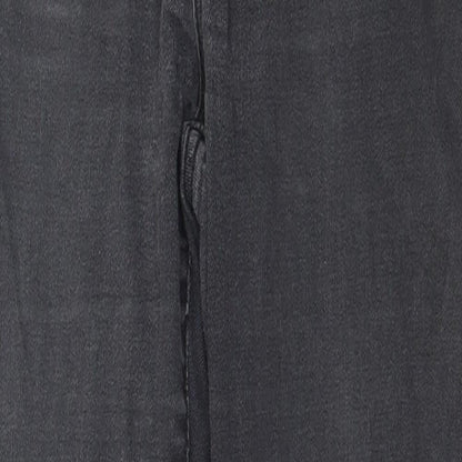 Denim & Co. Womens Grey  Denim Skinny Jeans Size 8 L27 in