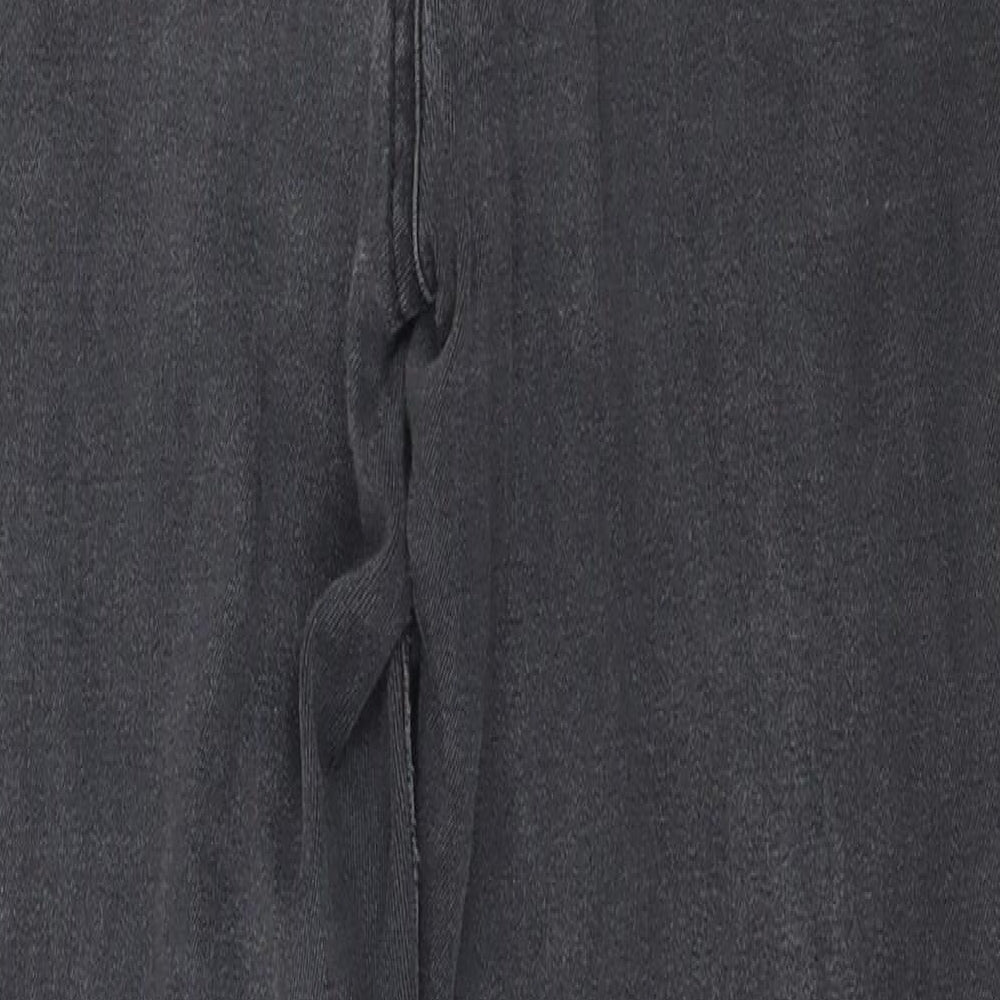 Denim & Co. Womens Grey  Denim Skinny Jeans Size 8 L27 in