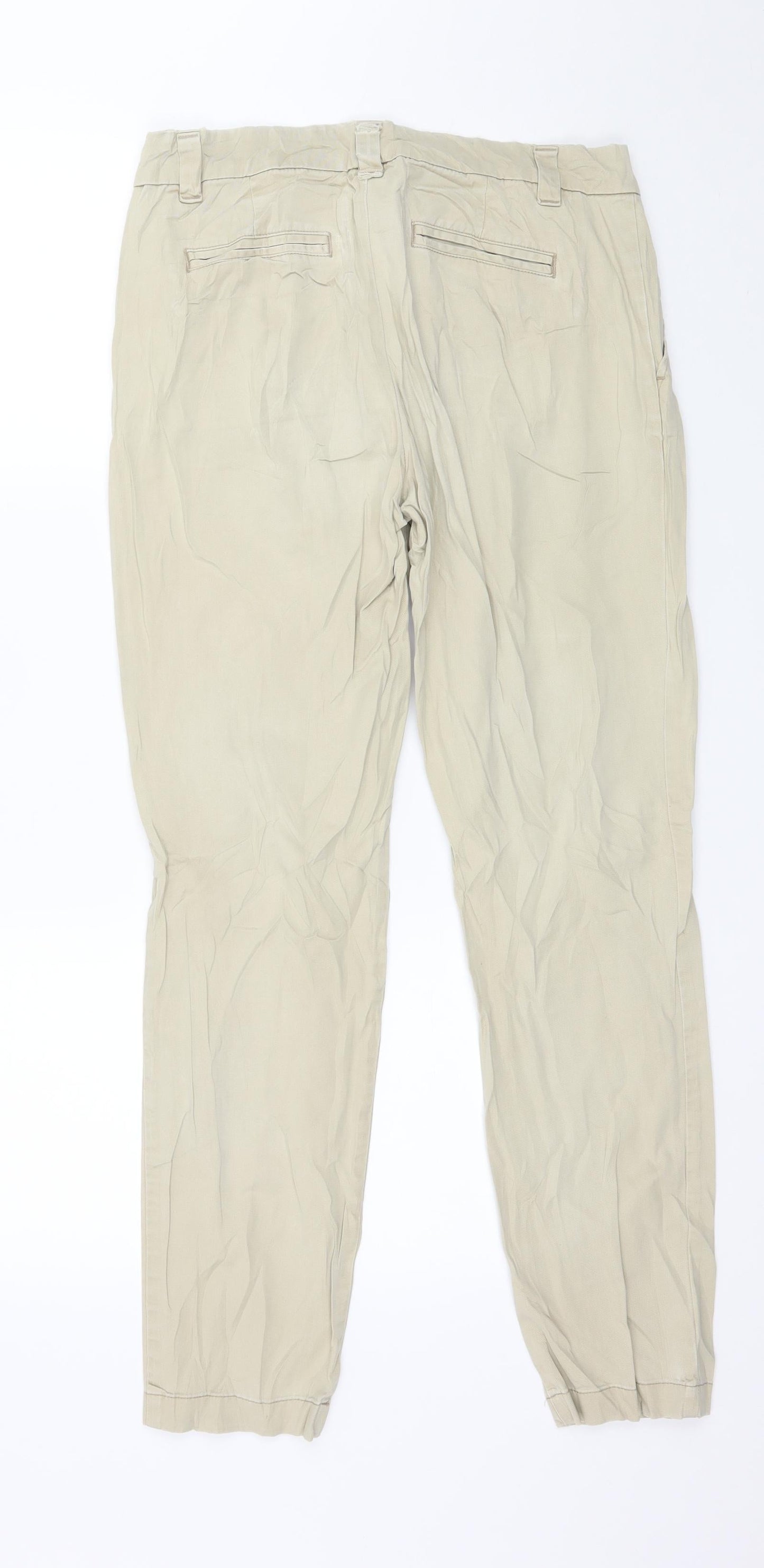 Womens UK Size 30 in Gap Regular Fit  Beige Trousers