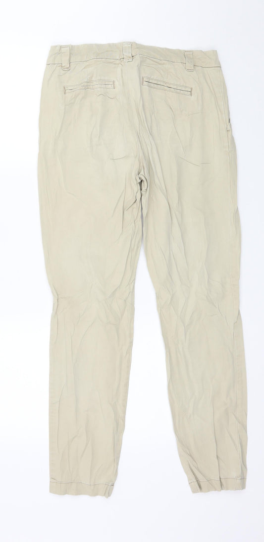 Womens UK Size 30 in Gap Regular Fit  Beige Trousers
