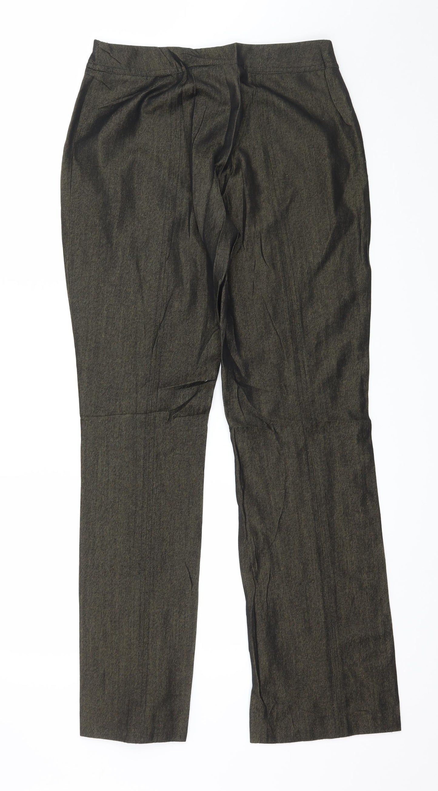 NEXTq Womens Black   Trousers  Size 10 L31 in