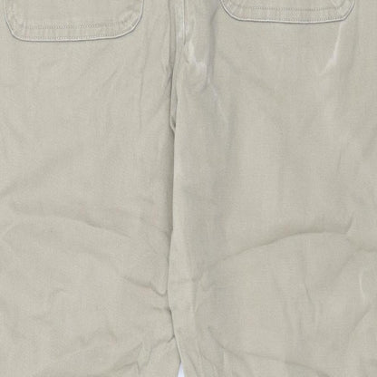 Womens UK Size 14 White Stuff Regular Fit Cropped Green Jeans
