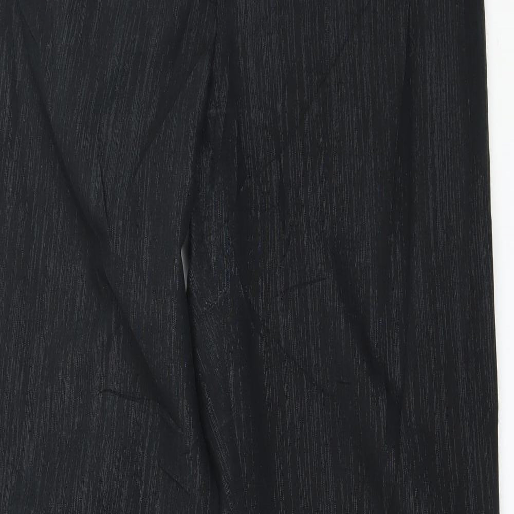 Womens UK Size 12 NL Collection Regular Fit  Black Trousers