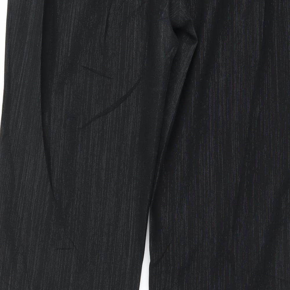 Womens UK Size 12 NL Collection Regular Fit  Black Trousers