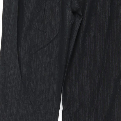 Womens UK Size 12 NL Collection Regular Fit  Black Trousers