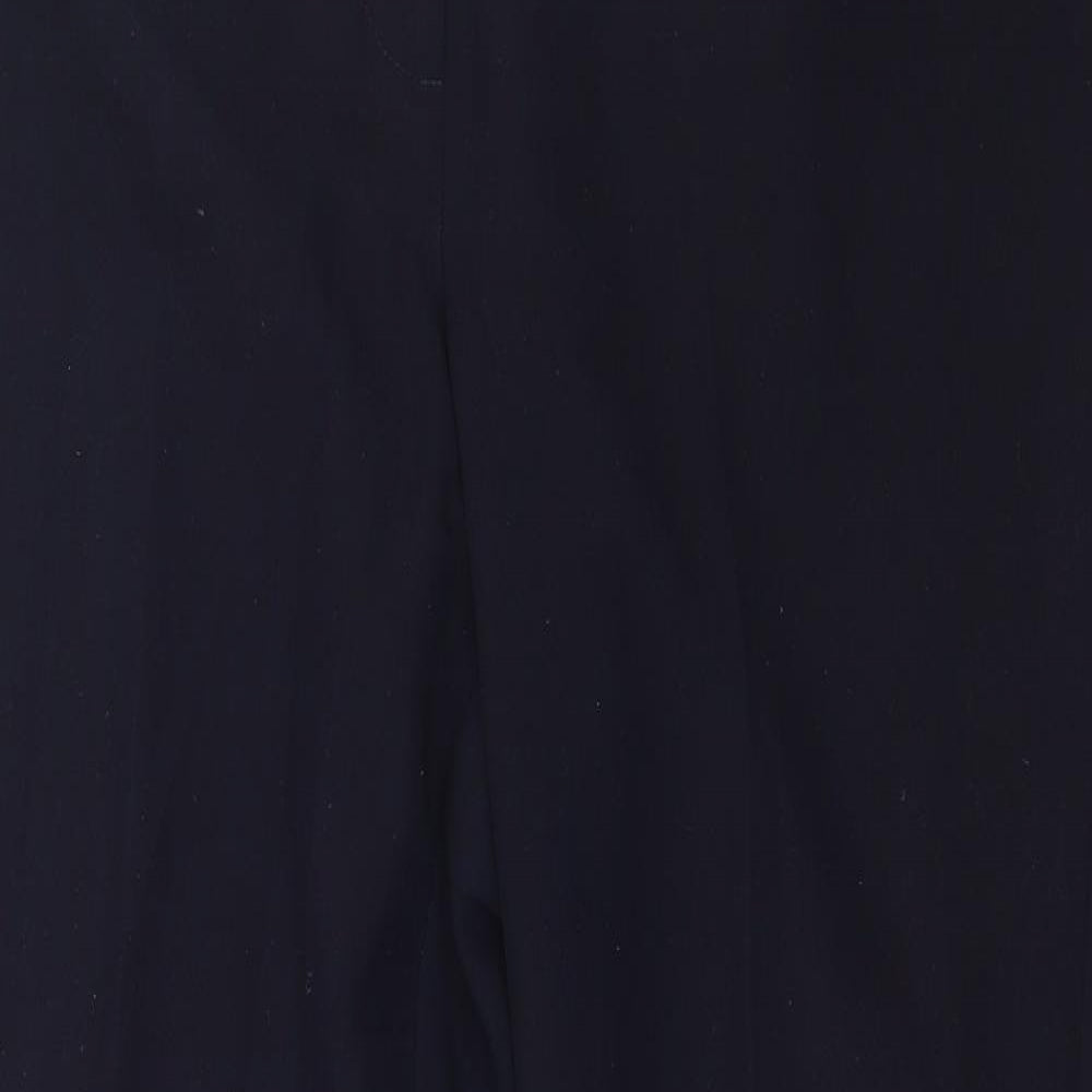 Womens UK Size 14 Marks and Spencer Regular Fit  Blue Trousers