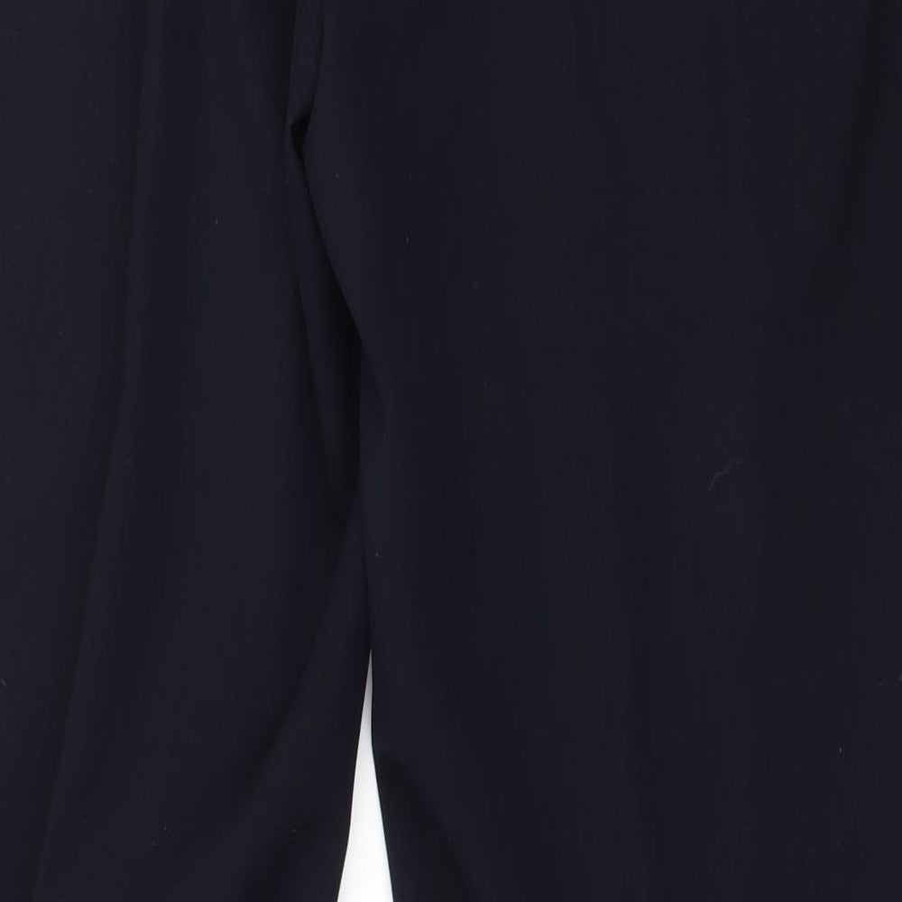 Womens UK Size 14 Marks and Spencer Regular Fit  Blue Trousers