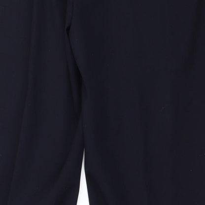 Womens UK Size 14 Marks and Spencer Regular Fit  Blue Trousers