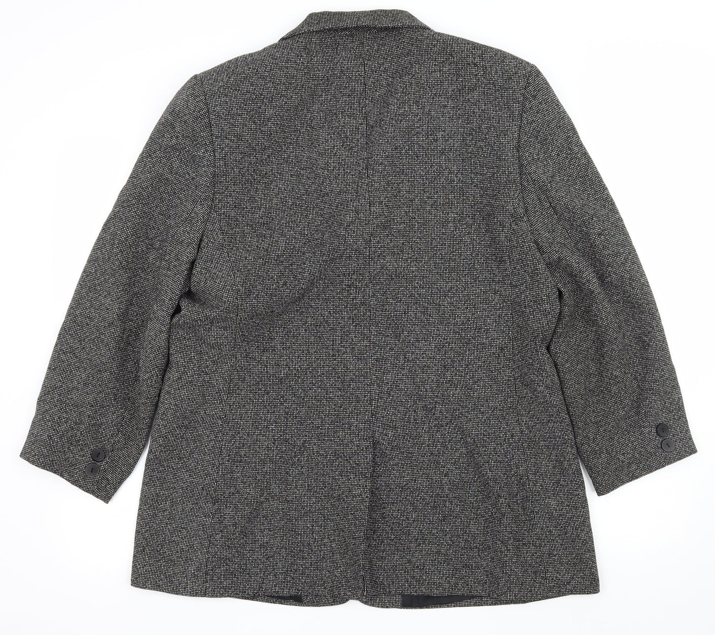 Klass Womens Green Polka Dot  Jacket Blazer Size 16