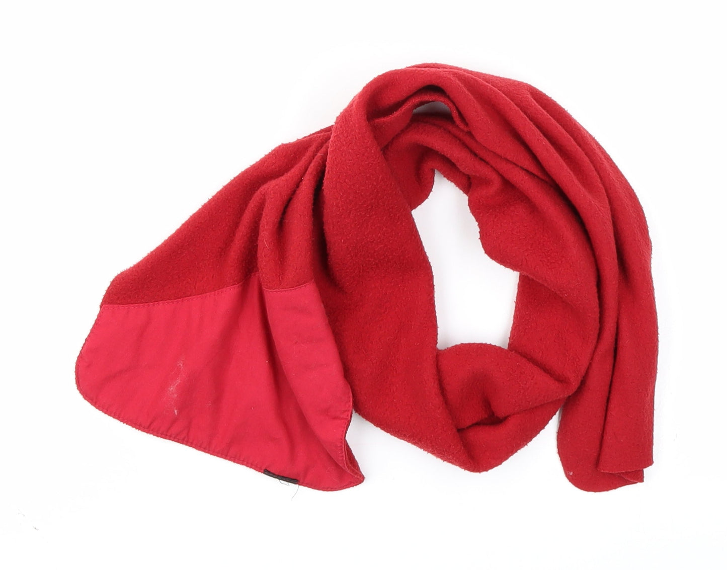 Preworn Womens Red  Fleece  Scarf