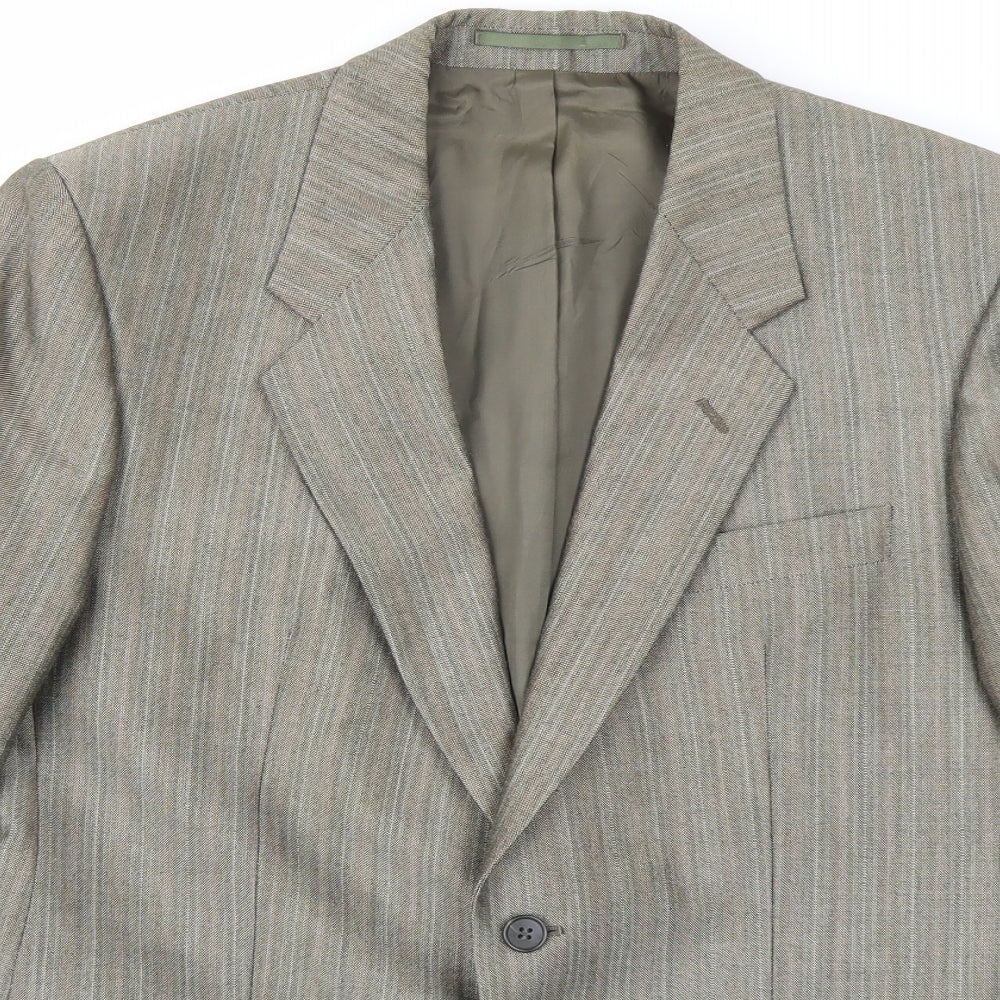 Mens UK Size 40 St Michael Regular Brown Suit Jacket