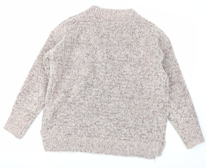 Nutmeg Womens Pink   Pullover Jumper Size 8
