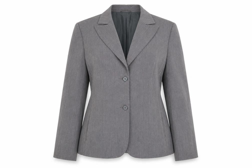 Womens UK Size 14 Gelco Regular Grey Blazer