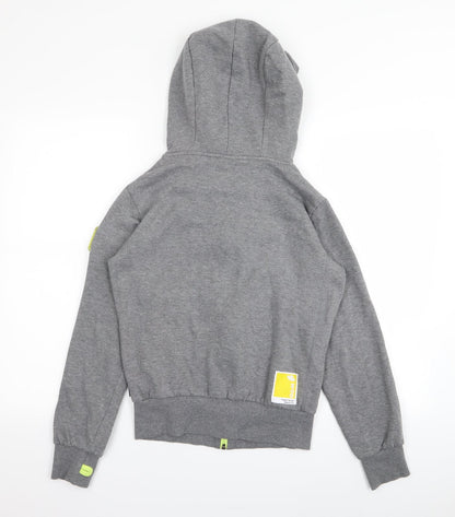Original Marines Boys Grey   Full Zip Jumper Size 12 Years