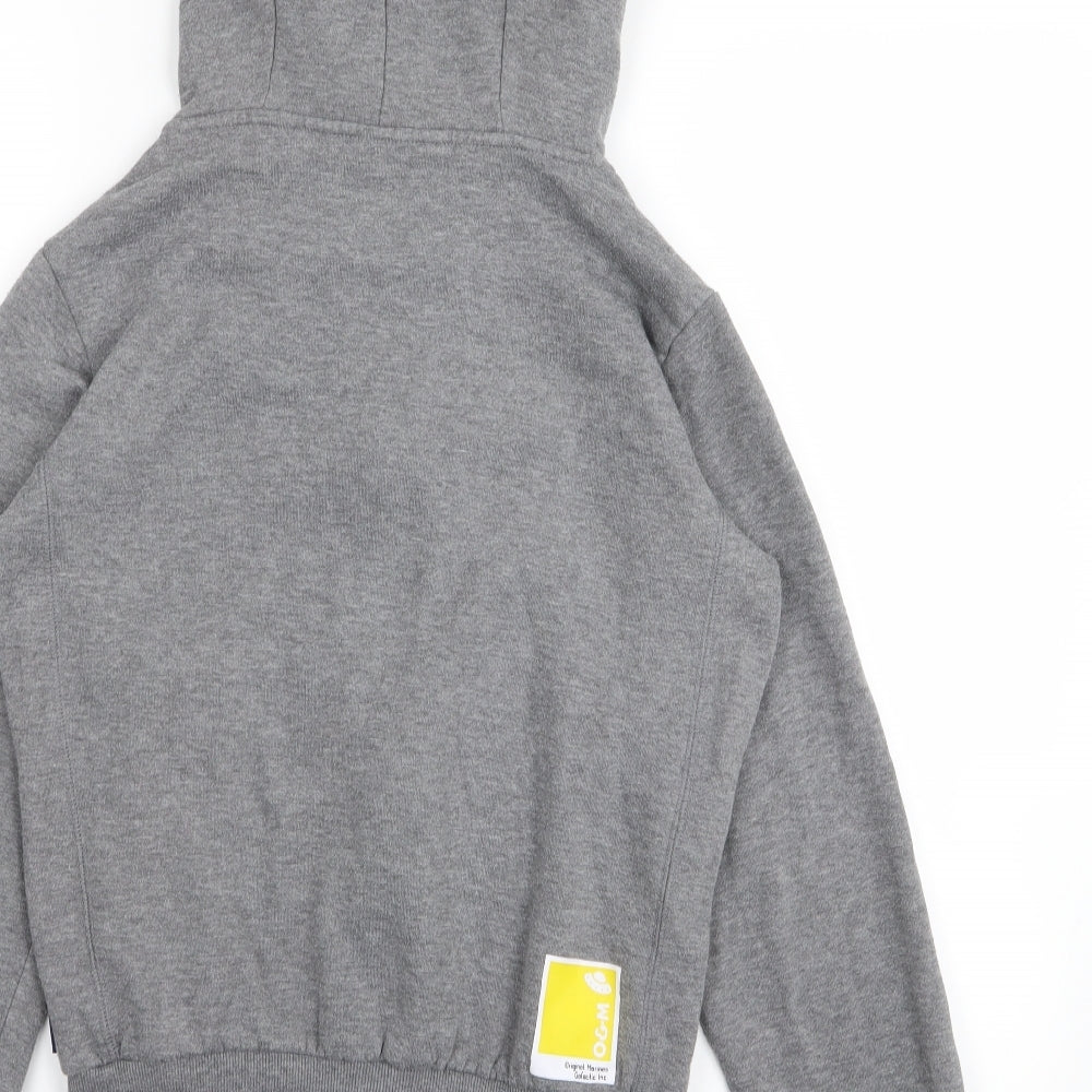 Original Marines Boys Grey   Full Zip Jumper Size 12 Years