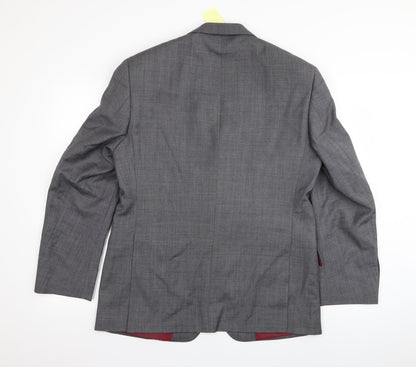 Mens UK Size 40 M&S Regular Grey Suit Jacket