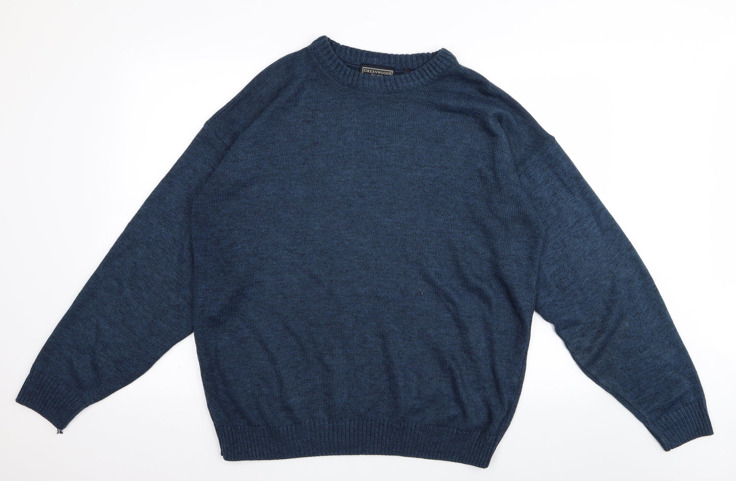 greenwoods Mens Blue   Pullover Jumper Size L