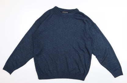 greenwoods Mens Blue   Pullover Jumper Size L