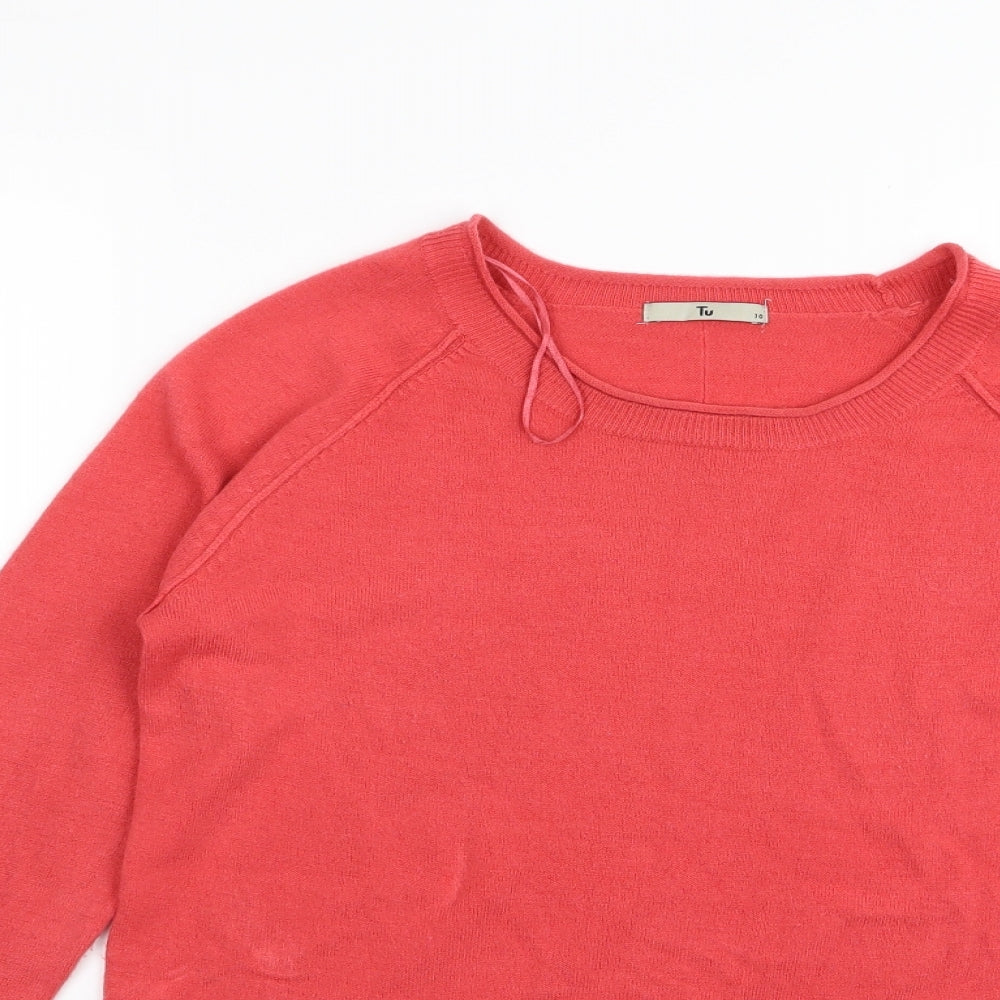 TU Womens Pink   Pullover Jumper Size 10