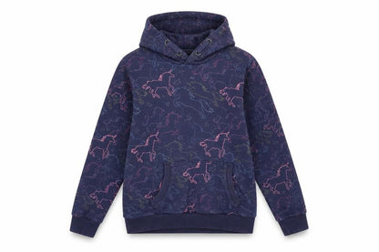 Next Girls Blue Animal Print  Pullover Jumper Size 12 Years