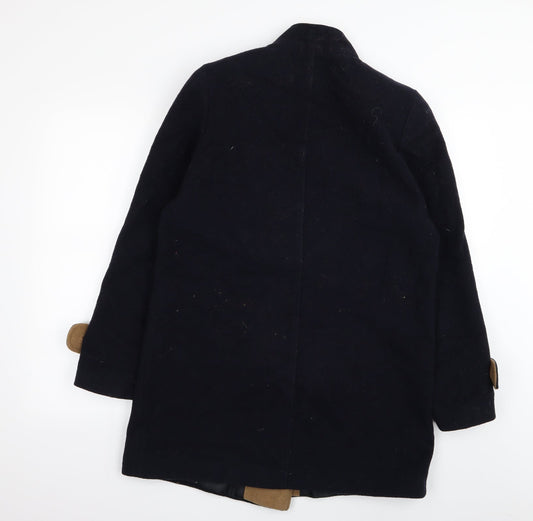 Womens UK Size 10 EWM Blue Overcoat