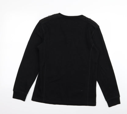 Easy Mens Black   Pullover Jumper Size M  - top/jumper