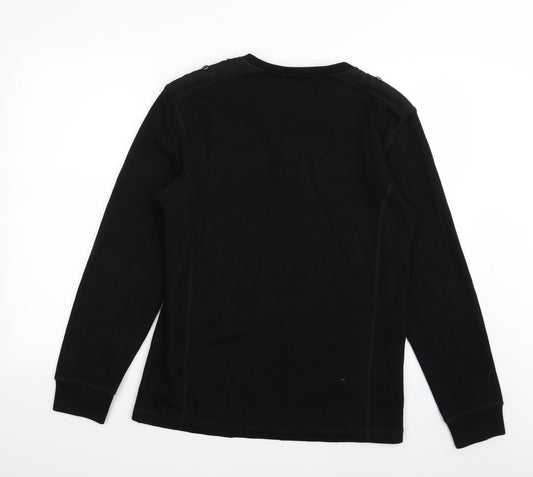 Easy Mens Black   Pullover Jumper Size M  - top/jumper