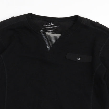 Easy Mens Black   Pullover Jumper Size M  - top/jumper