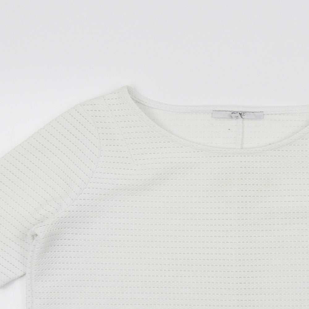 Next Womens White   Pullover Jumper Size 14
