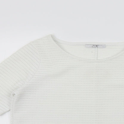 Next Womens White   Pullover Jumper Size 14