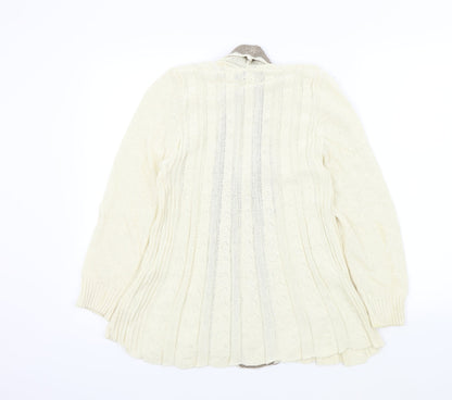 Remel Womens Beige   Cardigan Jumper Size S