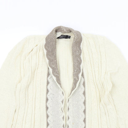 Remel Womens Beige   Cardigan Jumper Size S