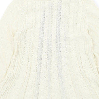 Remel Womens Beige   Cardigan Jumper Size S