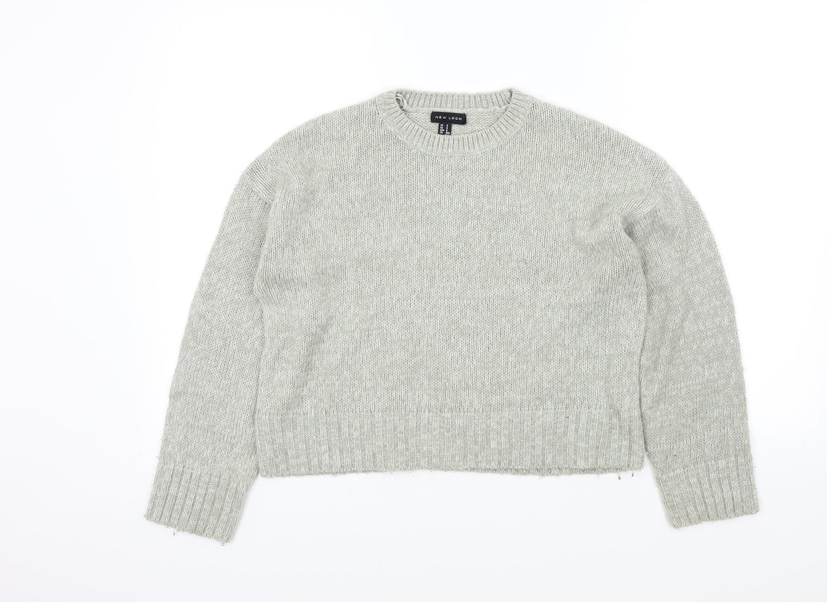 New Look Womens Grey   Pullover Jumper Size S