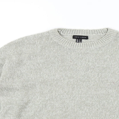 New Look Womens Grey   Pullover Jumper Size S