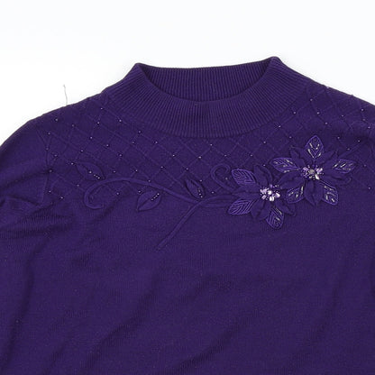 Bonmarché Womens Pink Pullover Jumper Size M