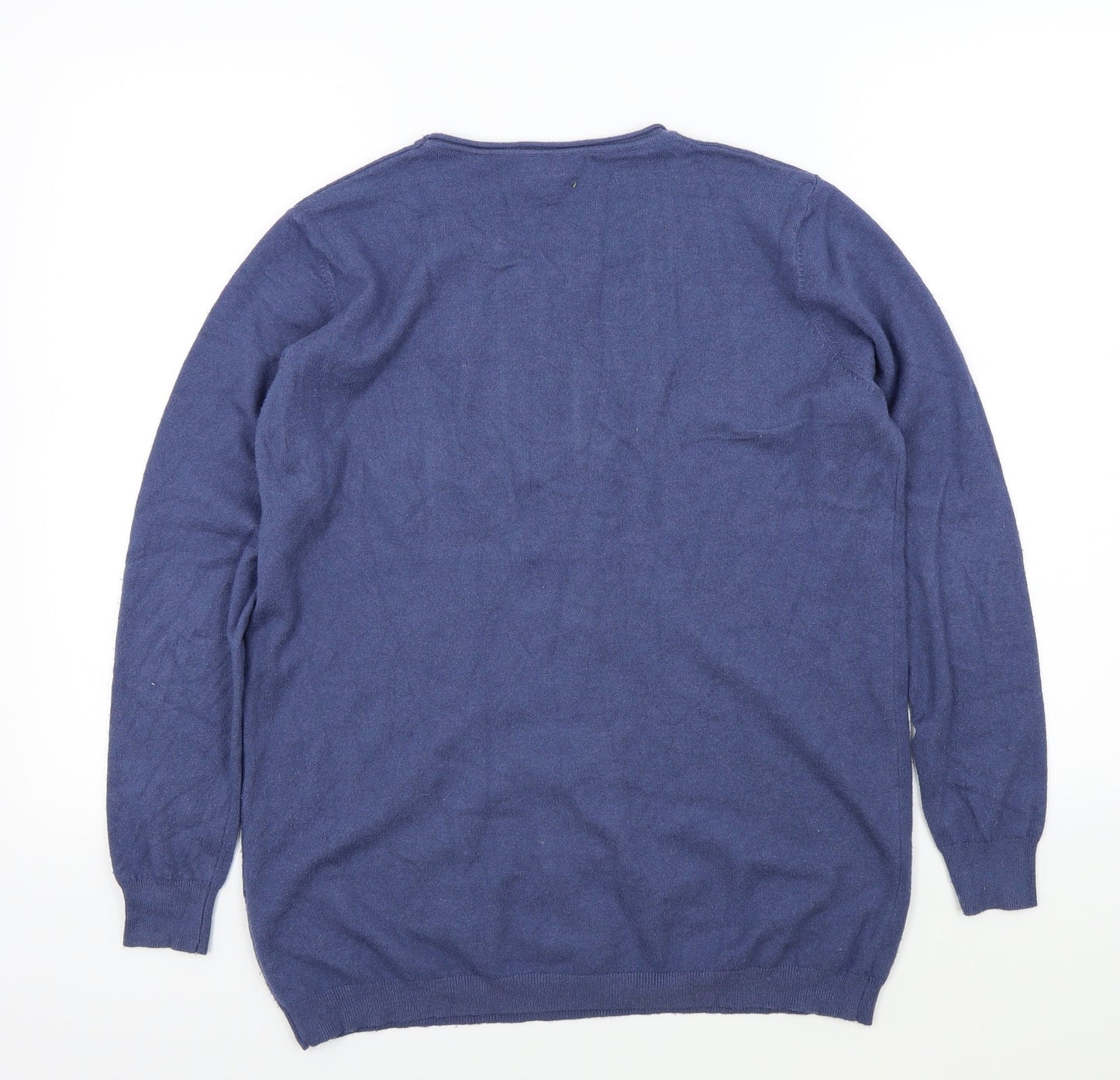 just one Womens Blue   Pullover Jumper Size XL  - sparkle detail