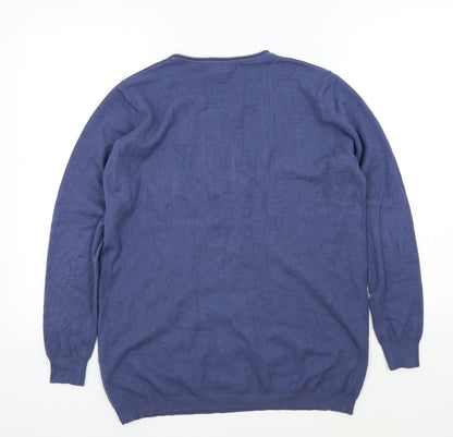 just one Womens Blue   Pullover Jumper Size XL  - sparkle detail