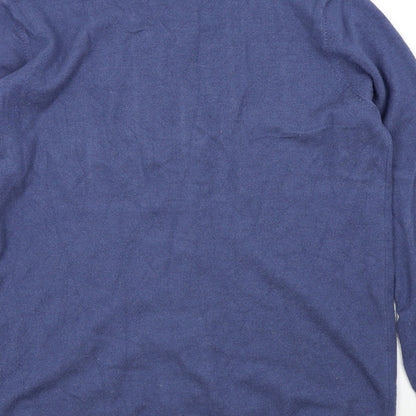 just one Womens Blue   Pullover Jumper Size XL  - sparkle detail