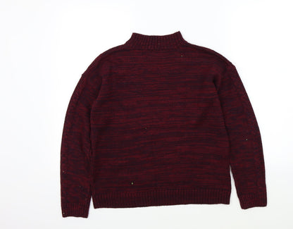Papaya Womens Purple   Pullover Jumper Size M