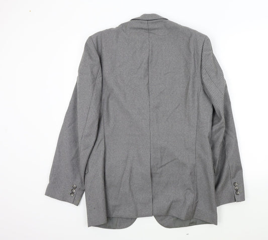 Mens UK Size M Burton Regular Grey Suit Jacket