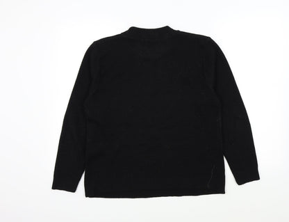 Beaumonde Womens Black   Pullover Jumper Size M